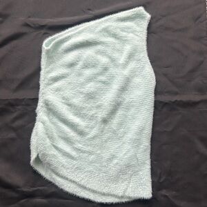 Anthropology one shoulder eye lash tank